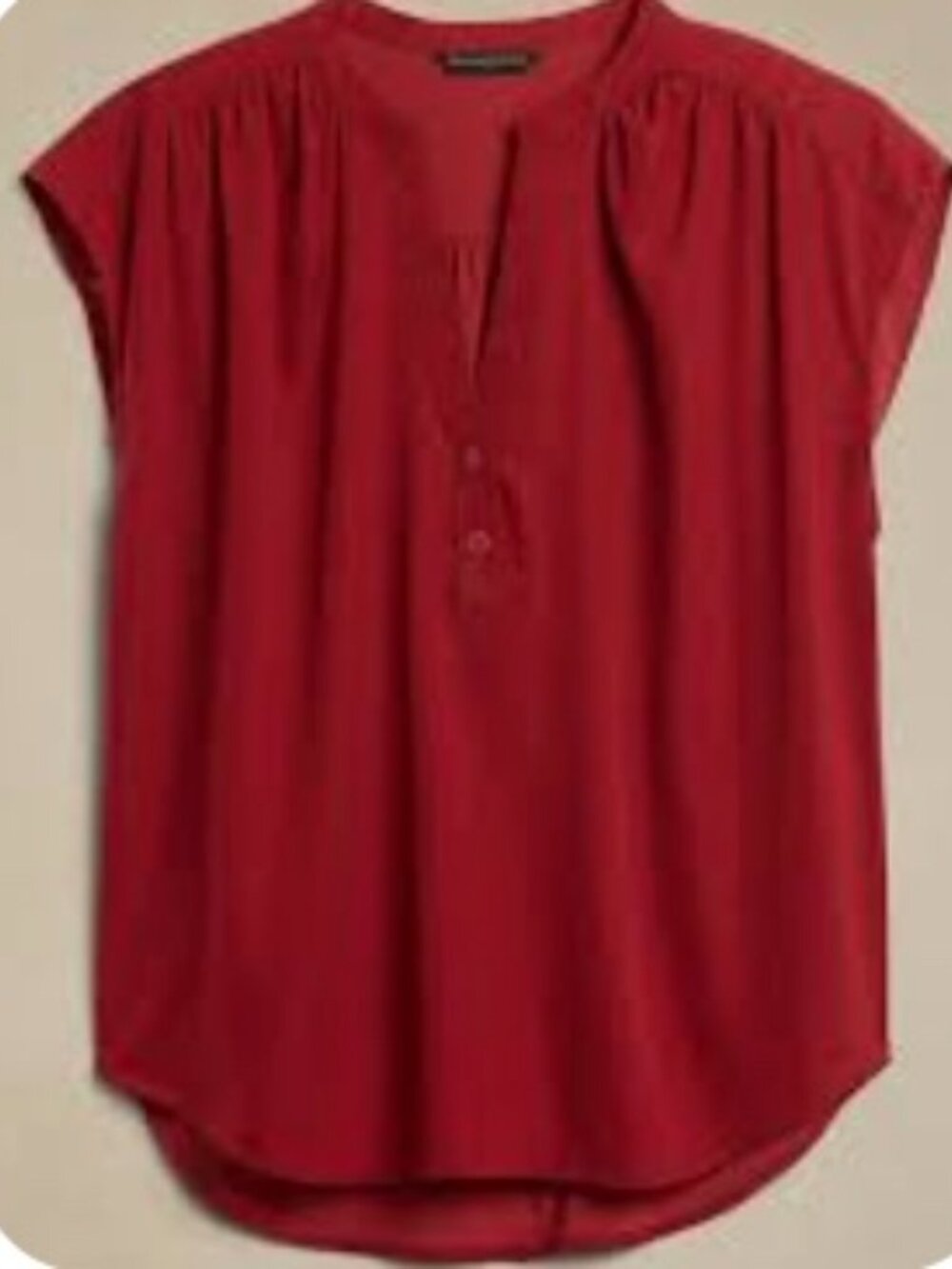 Banana Republic Women Brick red blouse SZ: L